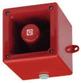 isolator. Certified for use in applications requiring Ex ia or Class I Div 1 equipment these products are a globally accepted solution for fire or process control signalling. When install.e.d as a combination audio-visual signal the alarm accept function can be employed.