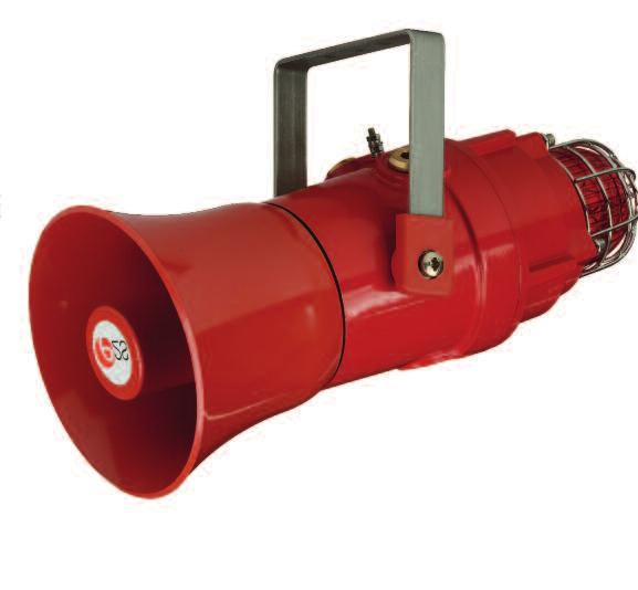 The Xenon strobe beacons are combined with alarm horn sounders either employing a traditional flare horn design, or the compact radial horn design which distributes sound omni-directionally and