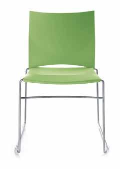 Ariz Multi-functional high stacking chair with linking system.