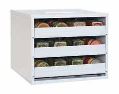 9" D Box, 4 per case 899869002849 Stores and organizes 24 spice bottles New universal drawer design hold round or square