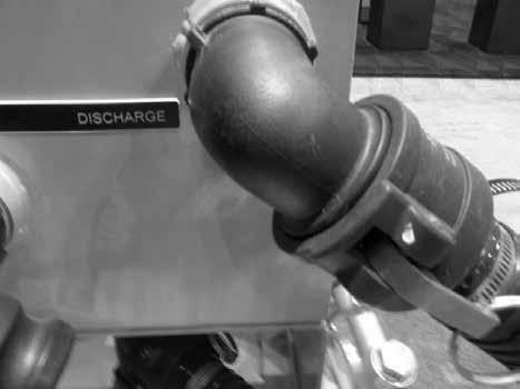 C. Turn the unit on by placing the on-off-on switch to the DISCHARGE ON position. D. Depress the handle of the discharge nozzle to begin the fluid flow. E.