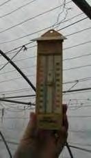 Greenhouse Operation: Seedling Growth 1. Install thermometers at plant height to monitor temperature 2.