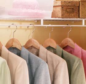 Double Hanging You ll get twice as much space for shirts, blouses and trousers by choosing a Do