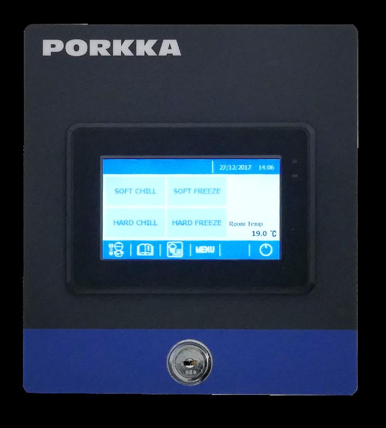 The new Porkka SMH blast chilling and freezing process The Inventus Blast Cabinets effectiveness is based on the SMH process by Porkka.