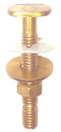 CLOSET BRASS BOLT ASSEMBLY KIT WITH OVAL WASHER DIMENSION PART H D IB OB BE 516 225 SN 5/16 X 2 1/4 59.6 20.