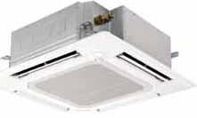 Mitsubishi System Technologies: indoor unit specific technologies PLA ceiling-recessed model Wider Air Stream Longer air outlets deliver wider air streams for improved air distribution and energy
