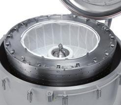 efficient and reliable process cycles with low vibration Reliable sealing of the bearing housing with the latest generation sealing systems Easy maintenance due