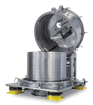 8 Type VBC-S vertical scraper centrifuges Principle of operation and applications With this new development, the existing VBC model series is expanded with the VBC-S type centrifuge (Vertical Bottom