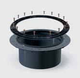 Aqualift F Compact Accessories Outer diameter Ø (mm) 8 0 8 0 700 8 00 8 0 8 0 Ø 7/0 7 0 Extension section with centre flange with elastomer sealing sheet made of NK/SBR Ø 800 mm, incl.