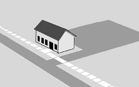 Separate curb cuts and intersections Establish minimum distances between curb cuts and between curb cuts and public street intersections.