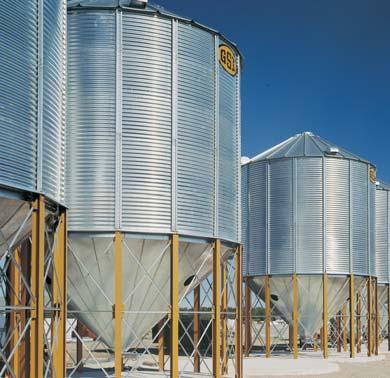 GRAIN HOPPER TANKS Grain Hopper Tanks are able to support slightly heavier loads than typical ground feed bulk tanks.