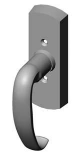 WINDOW HARDWARE ESCUTCHEONS N 3 Price includes your choice of any lever. Call for pricing. Combinations are shown with L104 Hook Lever for illustrations only. Refer to Section A for desired lever.