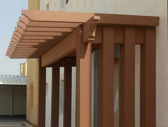 structures provide shade, protection from the