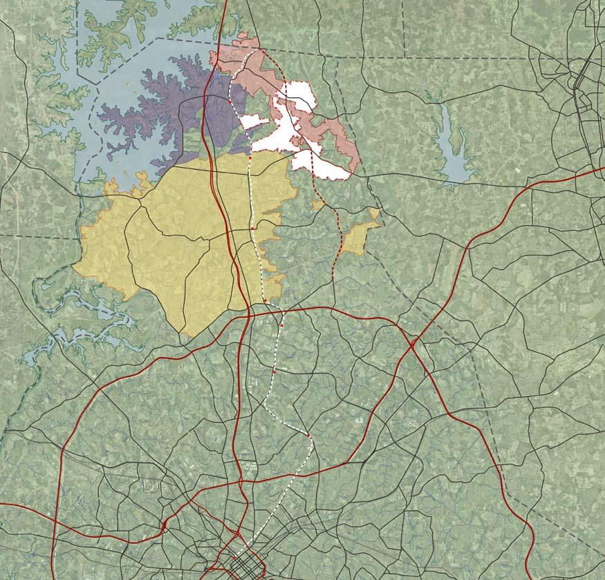 DAVIDSON CONCORD ROAD / AREA PLAN EXISTING REGIONAL The study area is located in Northern Mecklenburg County, 15 miles from downtown Charlotte, and includes portions of the Extraterritorial
