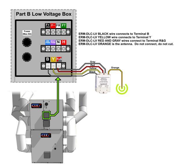 12. Wireless Ventilation Switch Option (If not used, skip to next step) a. Follow the wiring diagram be