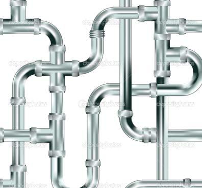 Rigid piping is typically used for longer distances and support.