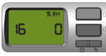 RH% Sensor Calibration Setting 16 This setting will allow the adjustment of RH% reading by +/-10%. Factory default is 13%RH.