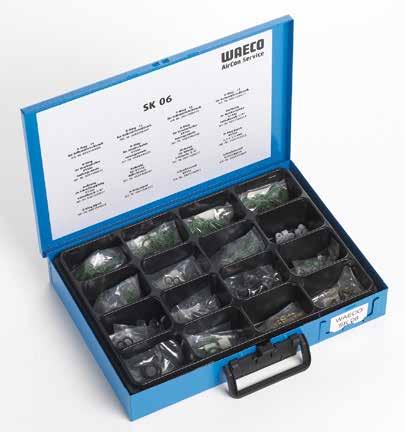 70 Workshop kits O-rings for R 134a refrigerant on retrofit A/C systems, 200 items This workshop kit contains all the O-rings needed for servicing work on retrofitted A/C systems Scope of delivery: