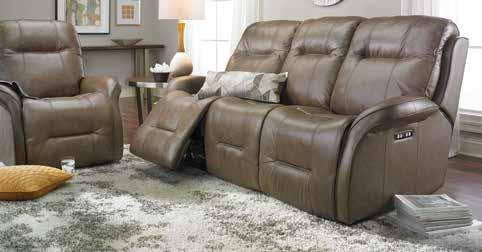BENCHMADE HIGH GRADE LEATHER IS 1800 DUAL POWER RECLINING SOFA IN TOP-GRAIN LEATHER Completely handmade down to the last stitch.
