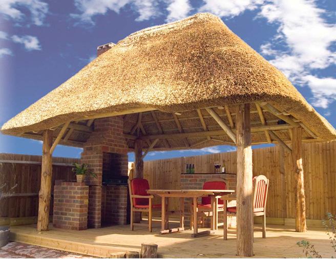 Rame, Penlee and Maker models In addition to our very popular simple thatched gazebos we offer 3 other outdoor building styles inspired by the al fresco lifestyle, and modelled on traditional outdoor