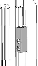 Use a 3mm A/F spanner loosen the locking nut holding the catch block shown in diagram.