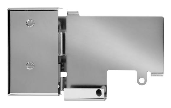 800536 Ideal for ECOLOG TN2 and TH1 Support plate made of stainless steel The data logger can be protected and secured with a padlock (not