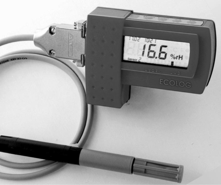 ECOLOG TH2 Data Logger System for and Humidity Part No. 800450 Part No.