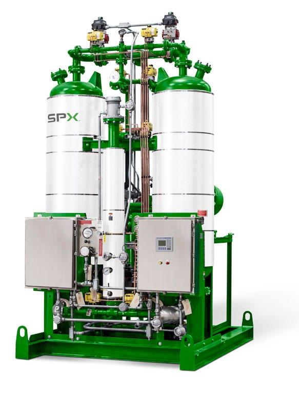 Twin Tower Drying FSD-T Series FSD-T Series twin tower purification systems are completely self-contained, fully automatic, heat-reactivated, closed-loop blower purge desiccant dryers designed to
