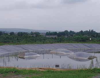 Gas Venting Below Lagoons Liquid storage lagoons with geomembrane or GCL liners are vulnerable to gases rising from the ground.