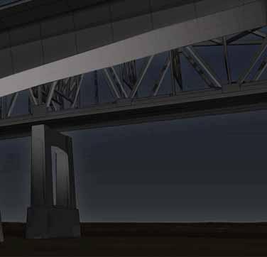 Design VQRC Meetings) 35 Existing Bridge Aesthetic Lighting Wash of light on pier