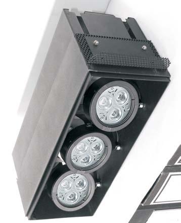 Architectural Lighting Recessed Spots BETA TRIMLESS Decorative recessed luminaires with double movement.
