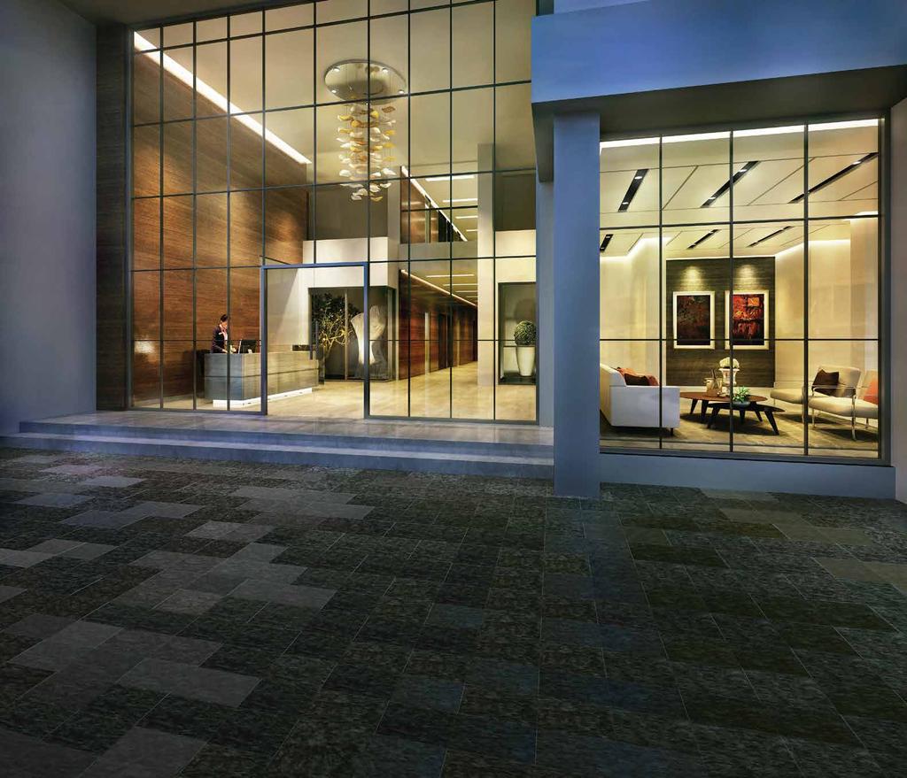 A LOBBY IS AS MUCH ABOUT SERVING AS A GRAND ENTRANCE TO A PROPERTY OLIVIA BY NIGHT AS IT IS ABOUT WELCOMING YOU TO IT.