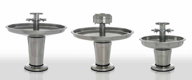 Sanispray washfountains: durable and maintenance friendly Sanispray washfountains can combine up to 8 stations into one single fixture therefore saving the end-user money on rough-in and labor.