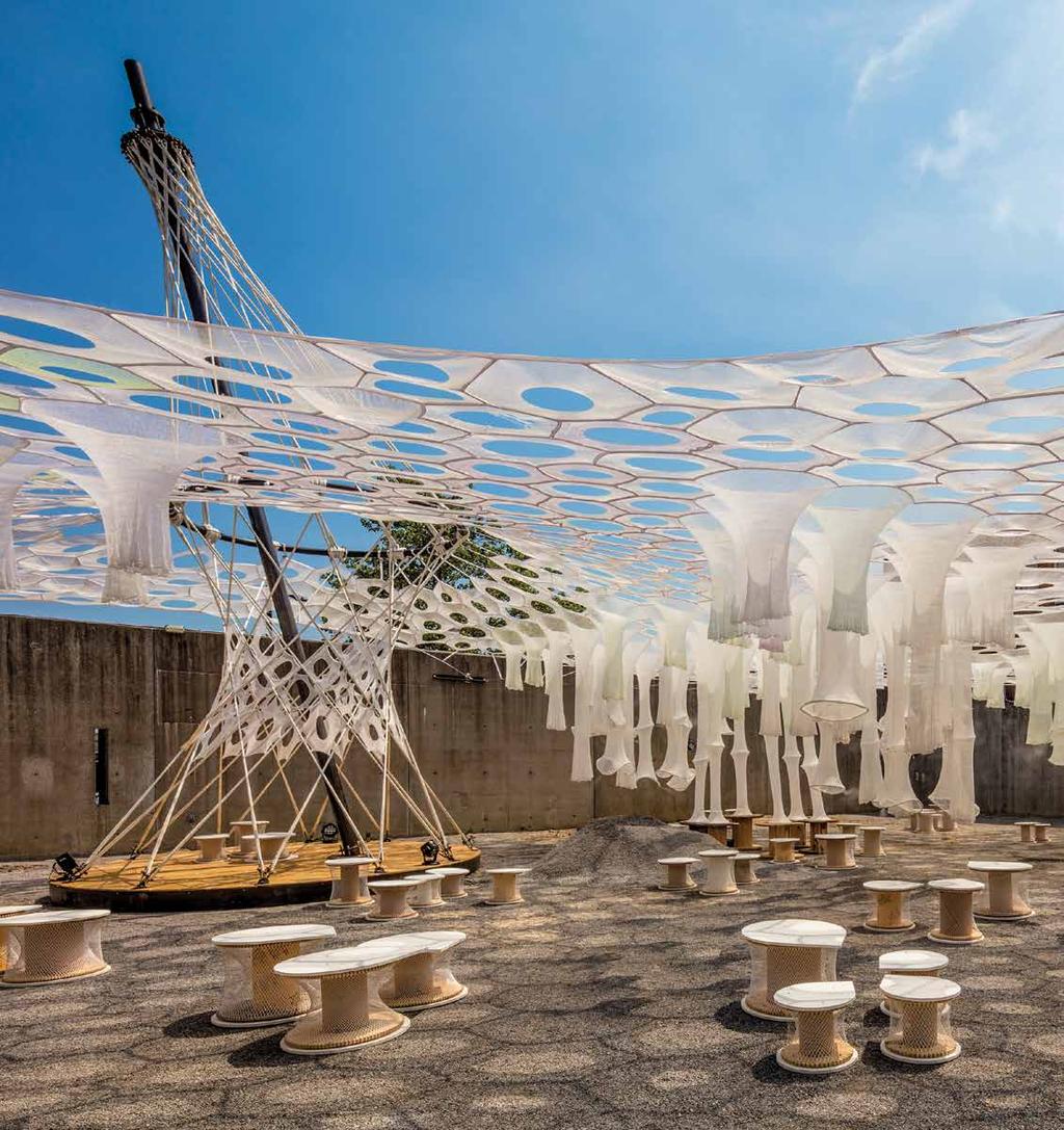 lead to the design of immersive structures. What inspires her today?