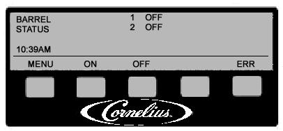 Control Panel Description Control Panel Display The Control Panel display has two main areas.