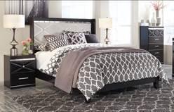 available: King Poster Bed (66/68/99) King Poster Bed w/storage (66S/68/70/99) Queen Poster Bed (64/67/98) Queen Poster Bed w/storage (50/64S/67/98) B348 Fancee Glitzy contemporary group in a