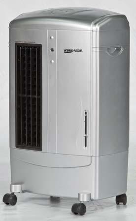 Small and compact size with features like swing louvers, timer, and