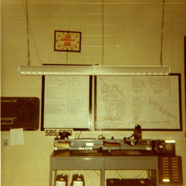 1971 1971: The firefighters created a 8 x 16 map of our fire district, built other maps and status