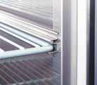 Air release point on magnetic door gaskets Excellent sealing and avoids slitting caused by door closing pressure 07.