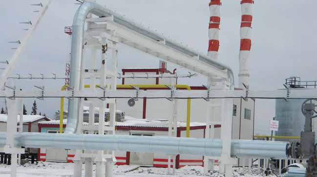 Location: Sahalin, Russia Steam boiler plant: 5 x 25 t/h, 40 bar, 400ºC Fuel: Associated oil gas