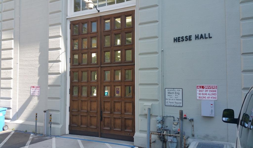 University of California, Berkeley Hesse Hall Building Emergency Plan Date Revised: May 11,