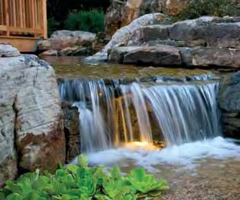 Pondless Waterfall Kits Waterfall Kits are a great way to be introduced to the Aquascape Pondless Waterfall Vault and Waterfall Spillway! ONE BOX WITH EVERYTHING YOU NEED.