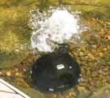 The AquaForce's powerful flow of water positioned just below the surface of the pond will keep a hole open in the
