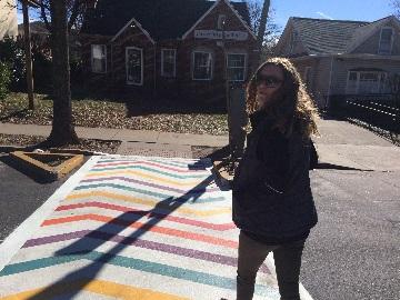 permission from Marta and/or CSX CROSSWALK ART High Draws attention to