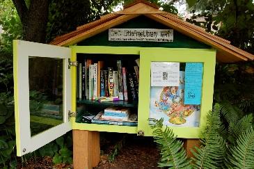entity LITTLE FREE LIBRARY High Low/moderate Reflects local character that celebrates