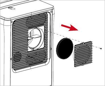 filter. 2. Rinse the air filter and cover with warm water to remove any accumulated dust.