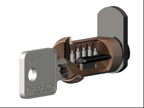 Locks can be keyed different, keyed alike, or master keyed.