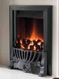 This fully glass fronted model is available with a realistic coal fuel effect and is available
