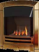 impressive 3.3kW heat output. Fire Back Colour Manual Ribbed Coal Gold Silver Black Nickel 4.