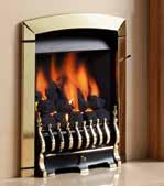 This fire will be equally at home in a contemporary or traditional fire surround and room setting Fire Back Colour Slide Plain Coal Brass The Flavel Sophia gas fire suite features a large, high